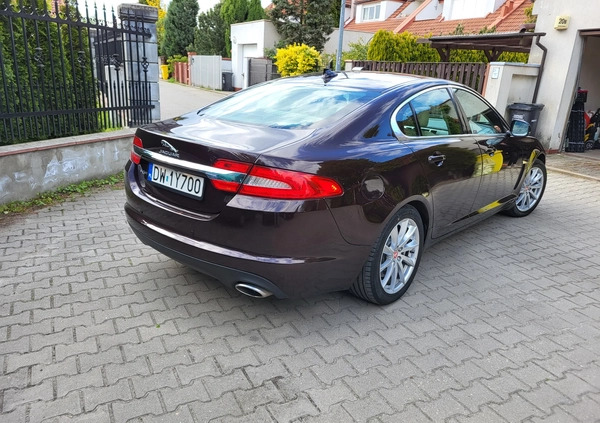 Jaguar XF cena 58000 przebieg: 125000, rok produkcji 2014 z Wrocław małe 29